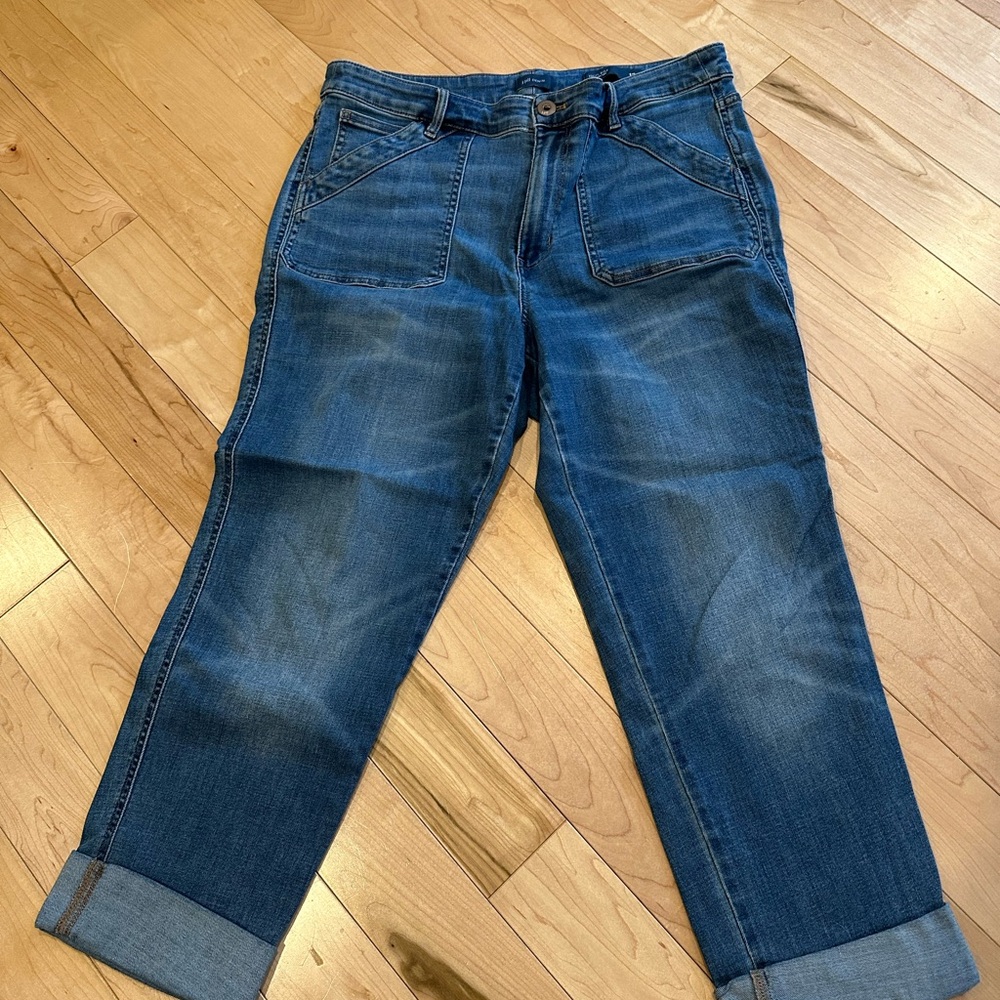 Women’s Cuffed Cropped J.Jill Blue Jeans